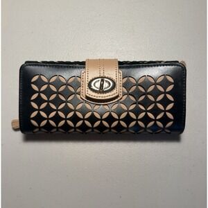 Wolf Jewelry Women's travel case Black Tan Chloe Style